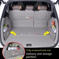 Tapis de coffre 2025 BYD Song Pro DM-i avec bordure beige OLIVER et accessoires intérieurs