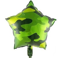 Nouveauté : Ballons en aluminium de 18 pouces sur le thème Amy Green, assortiment d'étoiles, de cercles et d'avions de combat, pour décorations de fête d'anniversaire de garçon