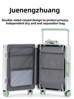 Maleta de Viaje Expandible con Ruedas Giratorias, Marco de PC Resistente, 26 Pulgadas, Candado TSA, Antirrobo, Impermeable, para Viajes de Negocios