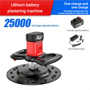 <span class=keywords><strong>Ponceuse</strong></span> murale électrique DIY pour mastic et plâtre, batterie 25000 mA, 21 V, vitesse variable, disque de ponçage 380 mm - Product Image 2