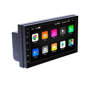 Écran 7 pouces universel double DIN pour tableau de bord, autoradio Carplay, GPS, moniteur multimédia avec support de montage et cadre réglable - Product Image 2