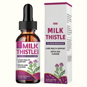 Gouttes de Chardon-Marie (Silybum Marianum) 60ML – Soutien Hépatique, Détoxification et Nettoyage – Complément Alimentaire – En Stock – Gouttes Liquides de Chardon-Marie - Product Image 2