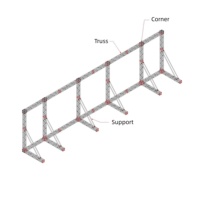 Estructura de DJ OEM ODM de Alta Resistencia a la Tracción, Estructura de Base de Gran Capacidad de Carga para Clubes, Bares, Eventos Móviles, Construcción de Escenarios para DJ