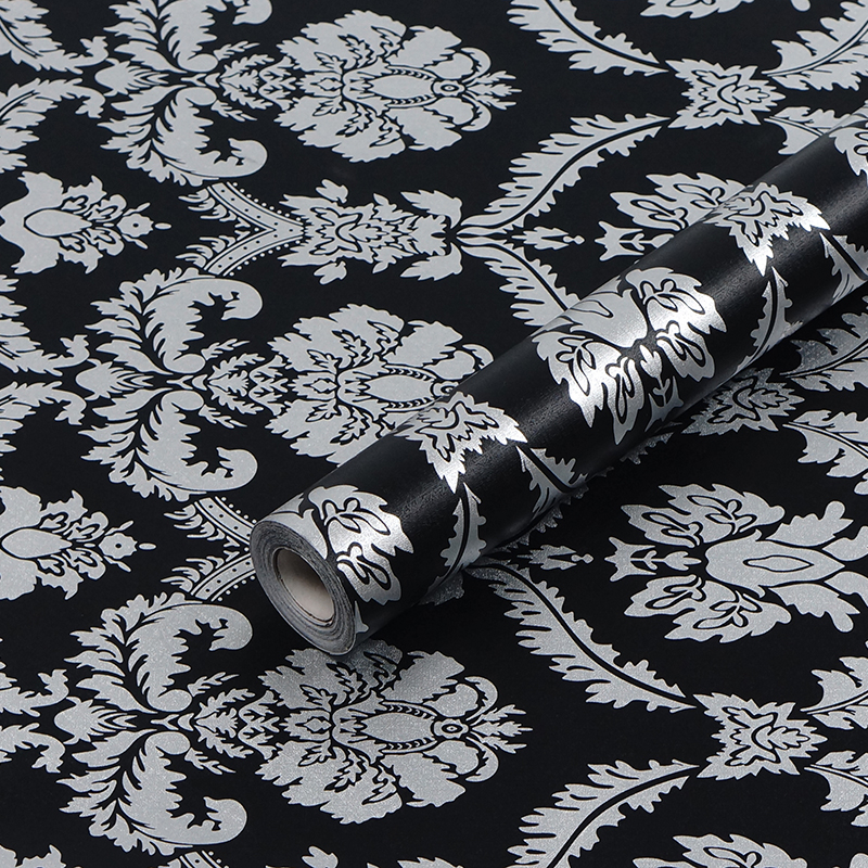 Background Self Adhesive Wall Paper European Style Contact Paper Rolls Vinyl Decorative Film Good Price Easy to Use Customized