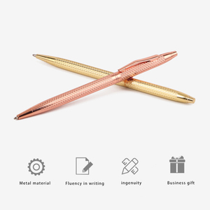 Bút Bi Khách Sạn In Logo Kim Loại Màu Vàng Bạc Kim Loại Xử Lý Lâu Dài - Product Image 4