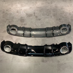 Diffuseur de pare-chocs arrière, kit carrosserie de style RS4, accessoires pour <span class=keywords><strong>Audi</strong></span> <span class=keywords><strong>A4</strong></span> 2017-2019 B9, matériau plastique - Product Image 3