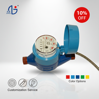 Medidor de Agua Fotoeléctrico Digital con Cable, de Hierro Fundido y Latón, IP68, con Registrador de Datos, DN15, OEM, para Uso en Edificios Comerciales