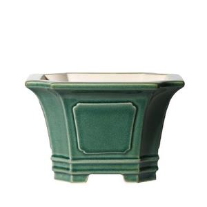 Maceta Cuadrada Hecha a Mano para Bonsái, Cerámica Celadon de Yixing Jingdezhen - Product Image 3