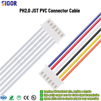 Conector de Doble Fila con Bloqueo PHB de 2.0 mm, Clasificación IP67, Arnés de Cable para Computadora 100% Cobre Puro, Aislamiento de PTFE/PBT, Electrónica Personalizada