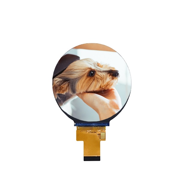 K&D Custom Circular LCD Capacitive Touch Screen 3.2-3.97 Inch IPS TFT LED Backlight Customized Display Module