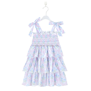 Cute Dresses Frill - Floral Print Ruffle Mini Dress