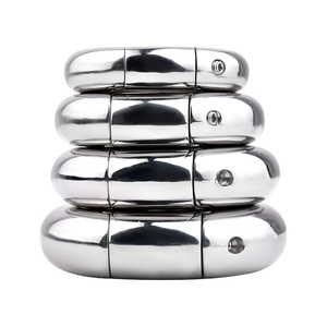 Anillo para Pene de Metal FRRK, Anillo para Pene Grueso y Pesado para Hombres, Retrasa la Eyaculación, Estirador de Escroto, Juguetes Sexuales para Parejas - Product Image 4