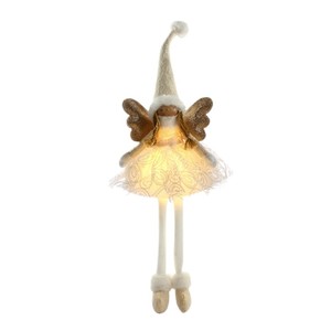 Wholesale Christmas Glowing Girl Princess <b>Doll</b> Ornaments for Xmas Window Display Decoration - Product Image 6