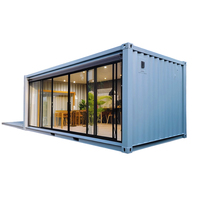Conteneur d'expédition portable préfabriqué design café bar café maison modulaire isolé préfabriqué restaurant magasin