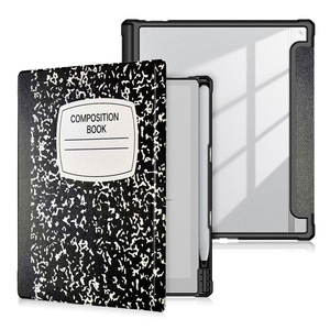 เคสแท็บเล็ตหนัง PU พรีเมียม AilesTecca สำหรับแท็บเล็ต <span class=keywords><strong>Onyx</strong></span> BOOX Go 10.3 นิ้ว ดีไซน์เหมือนหนังสือ พร้อมฝาปิดแม่เหล็กและช่องใส่ปากกา - Product Image 5