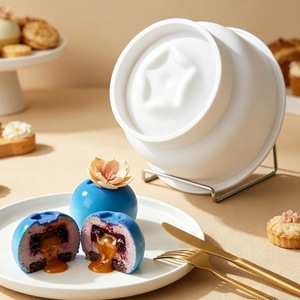 Fruit Cake Mold 4 Inch Donut Shape <b>Silicone</b> <b>Baking</b> Mold For Commercial Use Dishwasher Safe - Product Image 2