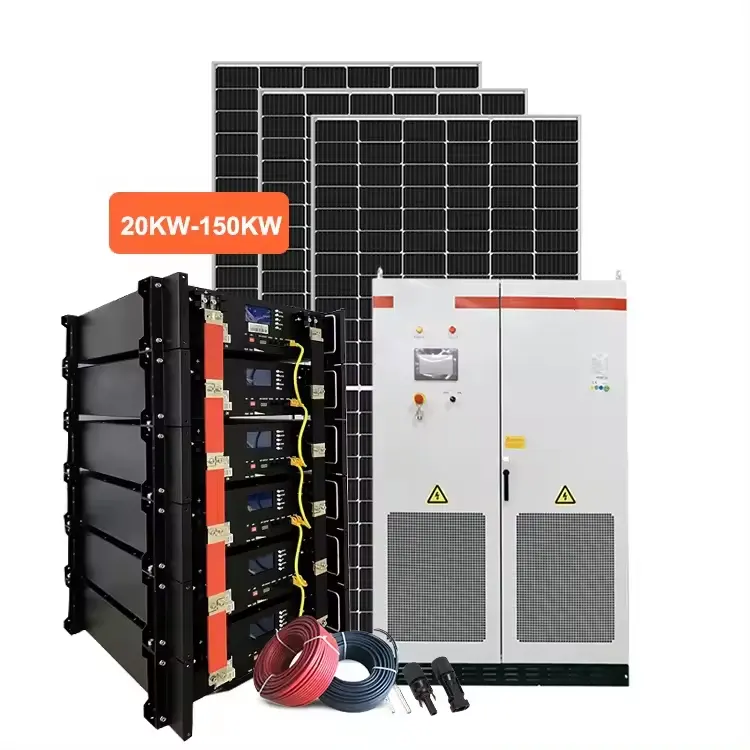 Three Phase 30kw 50kw 100kw Hybrid Off Grid Solar Energy Power Systems 30kw 50 kw 100 kw 200kw Solar Power Plant Price