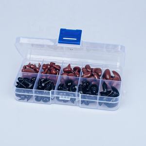 130 Piezas <span class=keywords><strong>de</strong></span> Narices con Arandelas para Muñecos <span class=keywords><strong>de</strong></span> Peluche, <span class=keywords><strong>Ojos</strong></span> Negros con Purpurina para Manualidades, Osos <span class=keywords><strong>de</strong></span> Peluche - Product Image 4