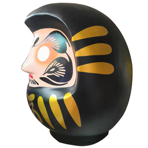 Muñecos Daruma Japoneses Negros para un Feng Shui Saludable, Muñeco Daruma para la Buena Fortuna, Regalo para Amigos de Negocios, Decoración del Hogar - Product Image 2