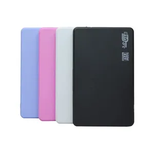 Plastica External Hard Drive Enclosure Caso SATA a USB 3.0 HDD da 2.5 pollici caso box