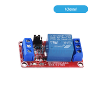 Module de relais de déclenchement haut et bas niveau 1/2/4/8 canaux 5V 12V 24V avec bouclier de carte de Support d'optocoupleur