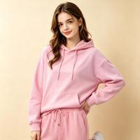 Sweat-shirt à capuche unisexe pour jeunes garçons et filles, veste à manches longues pour sports de plein air, ensemble décontracté et tendance pour couples, couleur unie