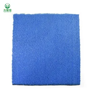 Blue Color Waterproof Decor Outdoor Air Plastic Garden Color Plant Feature Eco Material Synthetic Grass