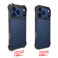 Coque de téléphone portable en acrylique transparent pour iPhone 17 Pro Max, coque rigide transparente pour iPhone 11 12 13 14 15 16 pour iPhone 17 Air