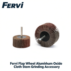 Disco de Pulir Cónico Fervi, Óxido de Aluminio, Resina Adhesiva, Accesorio para Desbarbar y Pulir - Product Image 2