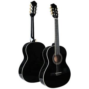 Guitare <span class=keywords><strong>classique</strong></span> Hipatti X Fante 36 pouces, finition noire brillante, épicéa, guitare acoustique personnalisée OEM - Product Image 3
