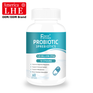 Complément Probiotique Premium Billion Support Enzymes Digestives pour Hommes et Femmes 60 Capsules Probiotiques - Product Image 1