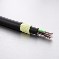 Câble de Fibre Optique ADSS Monomode 144 Fibres, Portée 100 FT, pour Déploiement de Route FTTH et Installation de Réseau Télécom