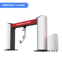 Pour Laser 1000W-3000W AI 3D Robot bras Fiber Laser découpeuse CNC refroidi à l'eau pour tôles métalliques