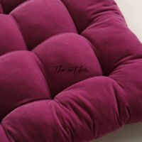 Coussin de chaise en coton tissé de haute qualité, garnissage en mousse à mémoire de forme, respirant, 40 x 40 x 7 cm, accepte les designs personnalisés, moderne et doux