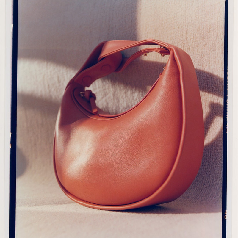 Genuine Cow Leather Bucket Bag for