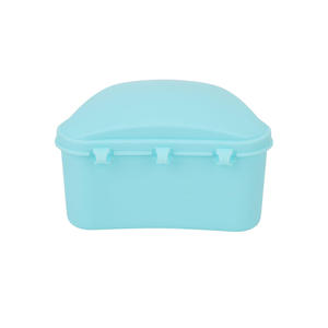 Boîte <span class=keywords><strong>de</strong></span> rangement trapézoïdale en plastique pour protège-dents, protège-dents partiels, support dentaire, portable pour voyage, usage domestique/bureau, Chine Guangxi - Product Image 2