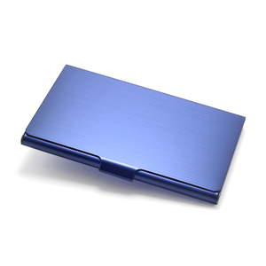 Blu argento nero rosa oro antico bronzo colore rame acciaio inossidabile nome porta carta di credito in metallo regalo scatola di articoli per le imprese - Product Image 6