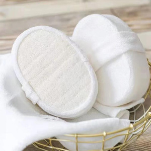 Natural Loofah Sponge Bath Brush Exfoliating Massage Tool For Adults 1 Piece - Product Image 1