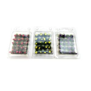 Modèles de fleurs et d'herbes miniatures OEM de 20 mm, en plastique fait main pour la décoration de dioramas et de maquettes architecturales - Product Image 5