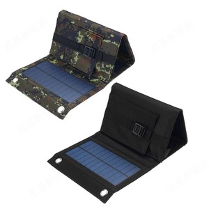 Bolsa de Panel Solar Plegable de Camuflaje de 8W |   Cargador Portátil USB para Exteriores - Product Image 2