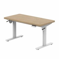 Bureau à double moteur réglable en hauteur, cadre de table pliable, table électrique à dessin rabattable à 90 degrés