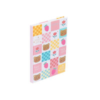 Cuaderno Kawaii de Tapa Dura al por Mayor, Diario A5 con Diseño de Cuadros, Libreta para Estudiantes, Bloc de Notas Diario, Logotipo Personalizado