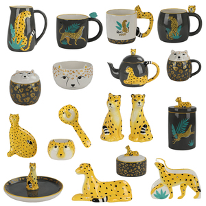 Tazza da caffè in ceramica con scimmia tarsio 3D 12oz, accetta personalizzata, dipinta a mano - Product Image 6