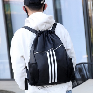 Mochila con cordón de gran capacidad, mochila deportiva para gimnasio, bolsa con cordón para baloncesto, bolsa con cordón para playa y natación, bolsa con cordón de colores - Product Image 3
