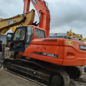 Équipement de construction lourd à prix avantageux, excavatrice d'occasion en bon état Dx225 à vendre - Product Image 2