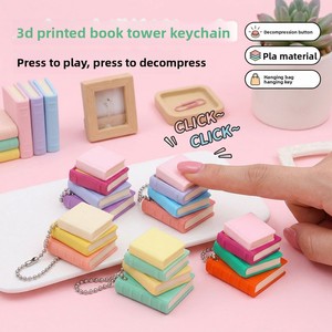 Portachiavi/Ciondolo in Plastica Stampato in 3D Stile Instagram, Modello 3D-3, Serie <span class=keywords><strong>Libro</strong></span>, Vendita Calda Transfrontaliera dalla Cina - Product Image 2