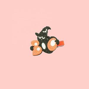 Vente en gros de pinces à cheveux en tissu personnalisées, bon marché, élégantes, en forme de canard de dessin animé, pour les enfants, les filles, les fêtes, accessoires - Product Image 2