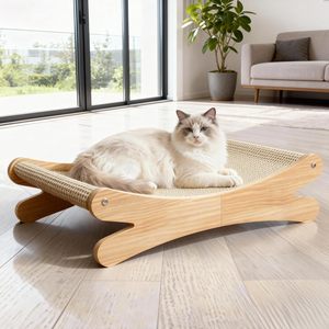 ZMaker Nova Cama Arranhador para Gatos de <span class=keywords><strong>Sisal</strong></span> para Uso Interno, Resistente ao Desgaste, Anti-fragmentos, Anti-arranhões, Cadeira para Gatos, Poste Arranhador de <span class=keywords><strong>Sisal</strong></span> Natural - Product Image 1