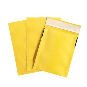 Bưu Phẩm Bong Bóng Giấy Kraft Màu Vàng Có Logo <span class=keywords><strong>8</strong></span>.5X12 Màu Pastel Đóng Gói Bưu Phẩm Bong Bóng 000 Phong Bì Có Đệm - Product Image 2