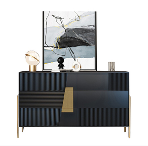 Modern Design Storage Cabinet Drawers Living Room Furniture Art Unique Wood Console Cabinet Sideboard